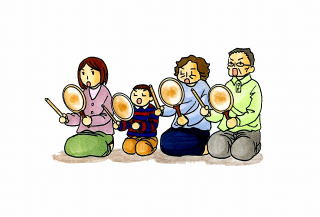 家族で信行